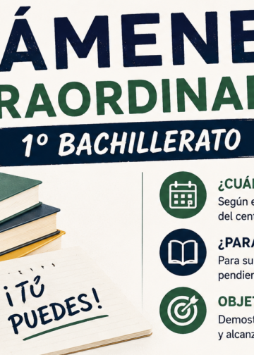 Exámenes Extraordinarios 1º BACH