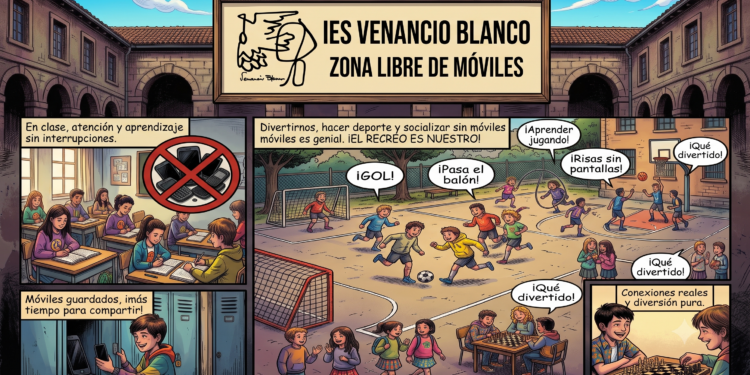 El IES Venancio Blanco, «zona libre de móviles»