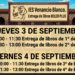 Entrega de libros RELEO, 3 y 4 de septiembre