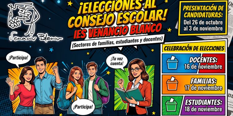 Elecciones al Consejo escolar noviembre 2026